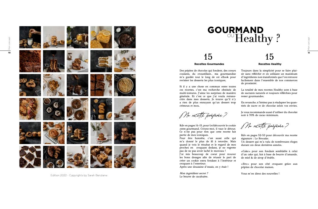 eBook : SARAH'S KITCHEN version sucrée